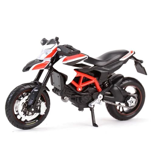 Moto Ducati Hypermotard SP 2013 miniature 1:18 en métal moulé pour collectionneur