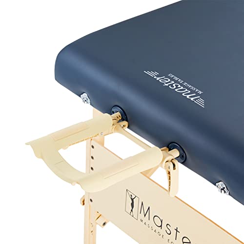 Master Massage Coronado Mobil Massageliege Kosmetikliege Therapiebett Klappbar mit Ambiente Beleuchtung Holz 71cm