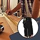 Stenso Prisma Kurze Hosen Herren - Multifunktionstaschen, Kurze Arbeitshose Herren mit Zwei Seitlichen Cargotaschen & Gesäßtaschen, Verstärkter Sitzbereich, Arbeitshosen Männer Kurz Schwarz EU54