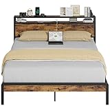 IRONCK Marco de cama Queen, fácil montaje