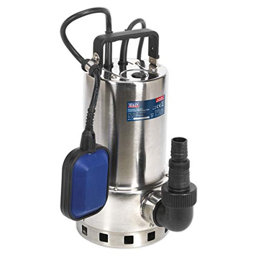 Sealey Wps225A Submersible Stainless Water Pump Auto Dirty Water 225Ltr/Min 230V