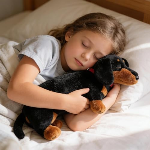 Peluche teckel animale en peluche compagnon de jeu pour lit - 6