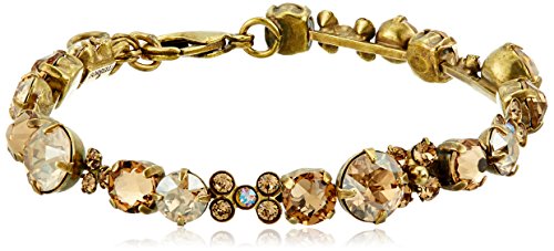 Sorrelli Core Antique Gold Tone Neutral Territory Well-Rounded Bracelet #TOP29