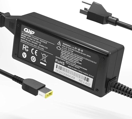 QYD 65W 20V 3.25A AC Power Adapter Laptop Charger Compatible with Lenovo Thinkbook 15 14s 14 13 13s 13s-IWL 14s-IWL 14-IML 15-IML 14-IIL 15-IIL 20R9 20RM 20RV 20RW 20SM 20SL Power Supply Cord