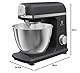 Electrolux E5KM1-4BPT Knetmaschine Create 5 aus Aluminium-Druckguss, 1200 W, 6 Einstellungen, 330 x 245 x 380 mm, Black Pearl