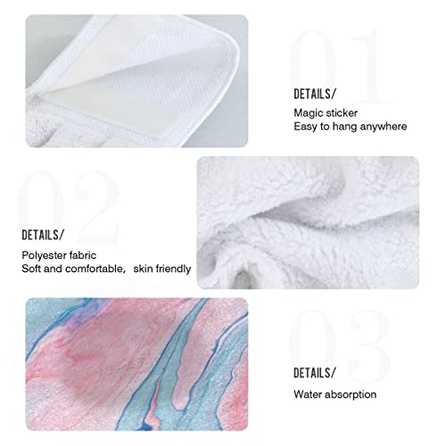 Giwawa Abstract Marble Pastel Fingertip Hand Towels #TOP17
