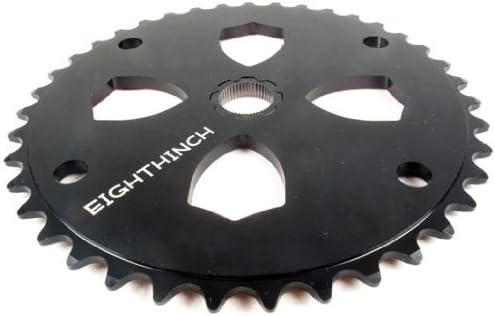 Eighth Inch Freestyle/BMX Splined Chainring Teeth: 35t, Color: High Polish Silver