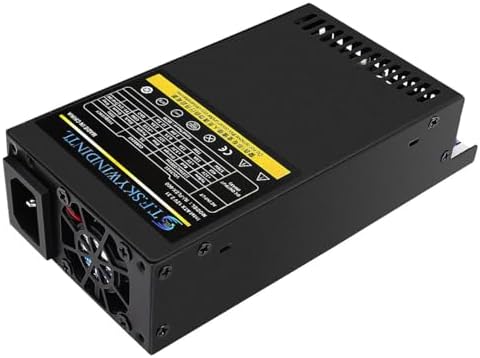TF600 Flex ATX Power Supply 600W 1U Fully Modular PSU 100-240V AC with 1x20/24Pin Mainboard Power, 2xSATA Ports, 1xIDE Fan Power for Rack Mount Case Desktop Server POS AIO System