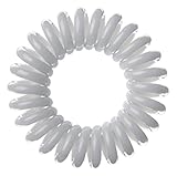  Invisibobble - Juego de coleteros o pulseras, diseño de espiral, color blanco