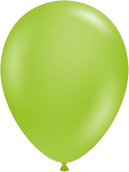 11 Inch Latex Balloons Pastel Lime Green Premium Helium Quality Pkg/72