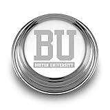 M. LA HART Boston University Pewter Paperweight
