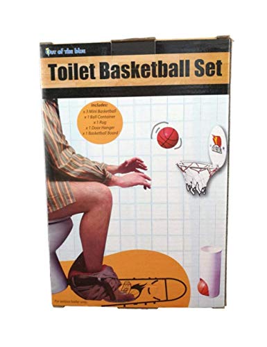 MISORPRESA Juego Basket para WC Regalo Original para Amantes del Baloncesto Aficionados AL Baloncesto