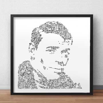 POSTER Jacques BREL – Reproduction D'affiche Vintage, Format 50x75 Cm – Neuf Sous Tube, Parfait Pour Décor Fan De Chanson