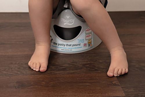 Pourty Easy-to-Pour Potty (Penguin Grey), P1GR