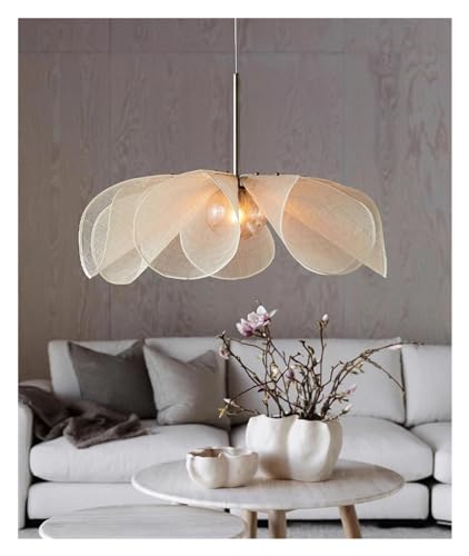 Lampe Suspendue en Tissu Fleur pour Illuminer Votre Salon et Chambre