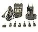 Produktbild EX-Pro UK/EU Stecker für Variable Spannung AC DC Netzteil anschließen - reguliert - 3 V zu 12 V - DC 1000mA 1 A Strombelastbarkeit. 6 DC Grinsender (2 Klinke Stecker Typ) Typ plus 3/4.5/5/6/7,5/9/12V wählbar.