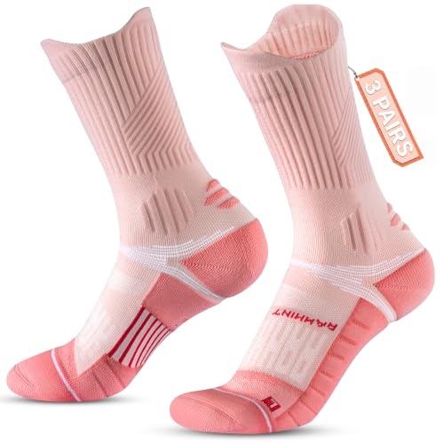Image of Coolmax Running Socks for Women Stay Dry Cloud Cushioned Compression | Breathble Anti Blister Moisture Wicking Anti odor Seamless toe