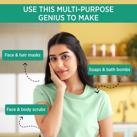 Image of Alps Goodness French Green Clay Powder, 100% Natural, Face Mask for Pores Tightening and Detoxify, 50 gm