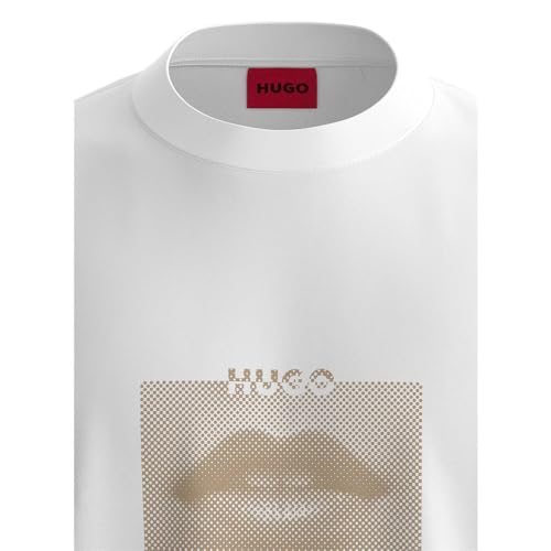 HUGO Deterni T-Shirt coupe parfaite pour éviter les hauts déformés - 4