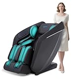 4D Dual-Core Massagesessel, Ganzkörpermassage mit Wärmefunktion und Sprachsteuerung, Professionelle Massage für Nacken, Schultern, Wirbelsäule und Füße, Ganzkörper-Airbagsystem massagestuhl