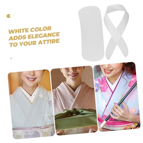 FOMIYES 1Set Japanese Kimono Collar Accessory with Belt Board Traditional Clothing Decoration for Dress Elegant and Comfortable Design for Women - Thumbnail 3