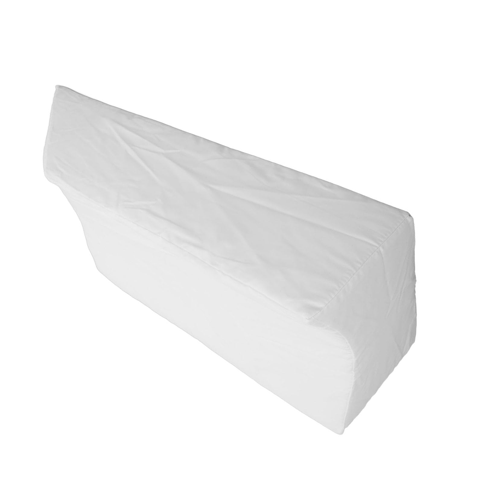 Almohada de Cuña para Piernas, Almohada de Apoyo para Elevación de Piernas de Primera Calidad para Mejorar la Circulación Sanguínea en la Oficina (White)