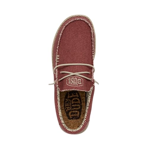 Image of HEYDUDE Men's Wally Linen | Men's Loafers | Men's Slip On Shoes | Comfortable & Light-Weight