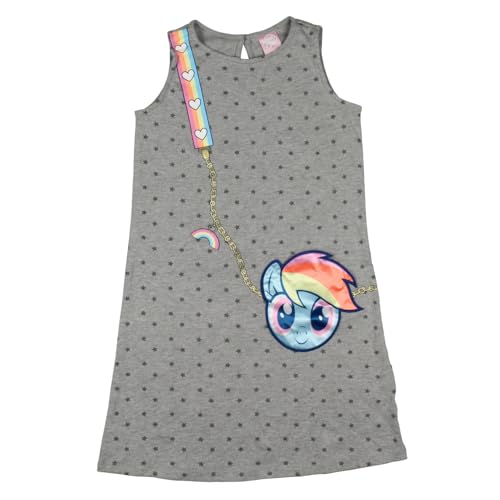 My Little Pony Friendship is Magic Girl's Rainbow Dash Tank Top Dress for Kids