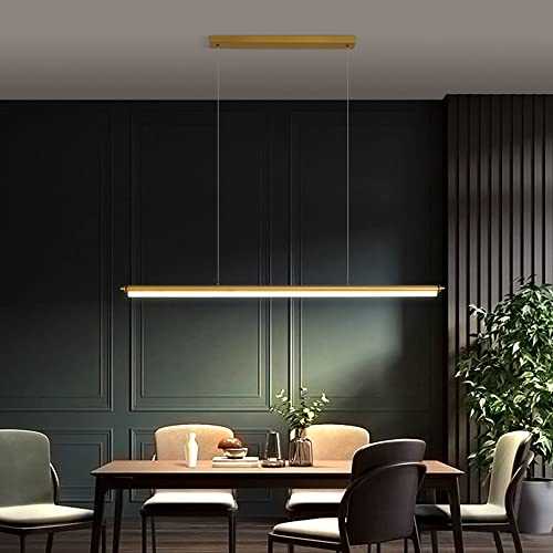 Lampe de bureau LED et lustre droit pendentif pour table à manger