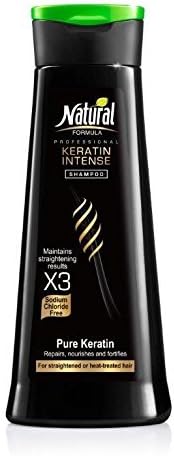 New Natural Formula Keratin Shampoo Protect Hair Treatment Salt SLS Free 400 ML