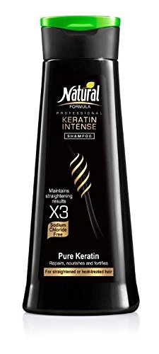 New Natural Formula Keratin Shampoo Protect Hair Treatment Salt SLS Free 400 ML