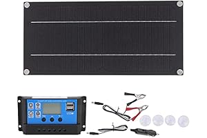 Zerodis Solar Panel Kit: 600W Monocrystalline Power for RV and Outdoor Adventures