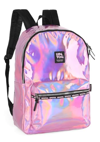 Mochila de Costas Up4you Holográfica - Pink