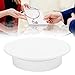 YUYTE Plate-Forme de Bijoux de Plaque tournante 2KG, Base pivotante électrique de présentoir de Bijoux 2 plaques de Bijoux de Plaque tournante Affichage Blanc d'affichage de Miroir