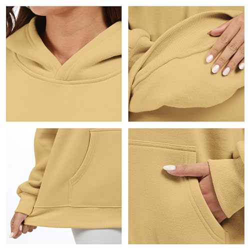 Women's Oversized Hoodie Fleece Sweatshirt Long Sleeve Shirts Pullover with Pocket 2025 Outfits Clothes2