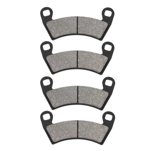 �t�����g�ƃ��A�̃u���[�L�p�b�h ATV ���f�� 400 500 700 800 900 EV HO EFI RZR-4 2x4 4x4 Crew OEM �u���[�L�f�B�X�N�ƌ݊�������(2 Pairs)