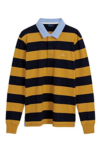 GANT Herren D1. New Heavy Rugger Sweatshirt, Gold (Honey Gold 759), Large