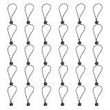 Confezione da 30 corde elastiche da 15 cm per uso esterno sicuro, ideali per campeggio, canottaggio e fissaggio su teloni
