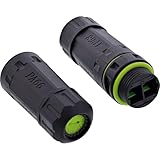 Inline LWL-Kupplung SC Duplex, IP68, wasserdicht, Outdoor Glasfaserverbinder, Singlemode, SC SC Verbindung für M20 Gehäuse, 69927F