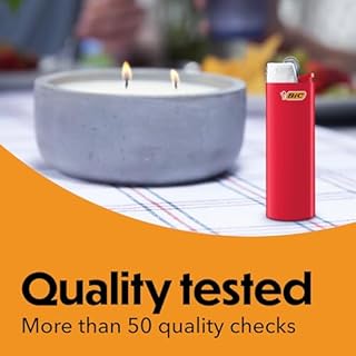 BIC Pocket Lighters, Classic Collection, Assorted Unique Lighter Colours, 50 Count Tray of Pocket Lighters