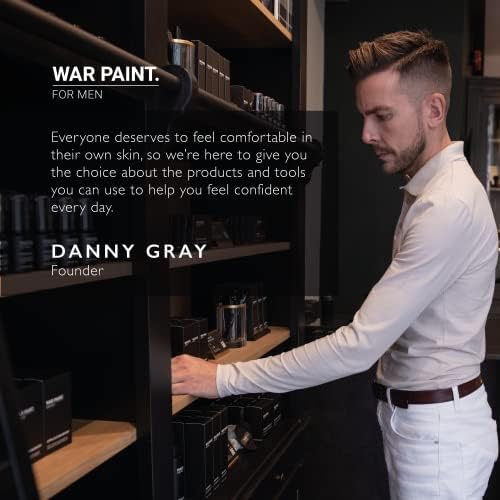 War Paint Men's Bronzer Matte Finish Men's Make-up - Blend Well For A Natural Tanned Look - Natural Vegan Make-up - Formulated For Men's Skin