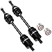 Caltric Front Left and Right Cv Joint Axle with Bearing Compatible with Polaris Sportsman 500 Ho Efi 2007-2012