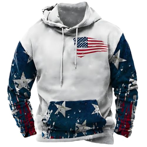 Plus Size Roemeense Amerikaanse Vlag VS Roemenië Print Capuchon Rits