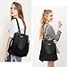 Large Travel Backpack for Women Waterproof Back Pack Black Shoulder Bag Fashion Backpack Purse Anti-Theft Daypack for College Work