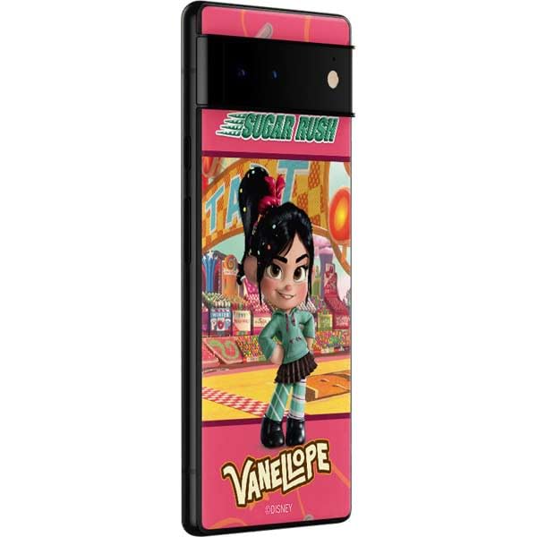 Skinit Decal Phone Skin Compatible with Google Pixel 6 Pro - Officially Licensed Disney Wreck-it Ralph Vanellope Sugar Rush Design