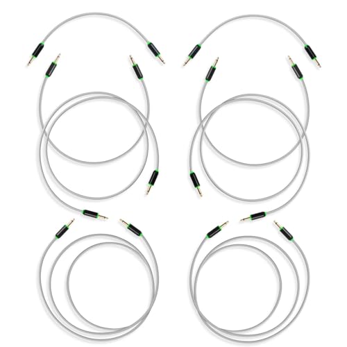 Câble de patch pour synthétiseur modulaire MyVolts Halo, résout le désordre avec LED et 4 tailles