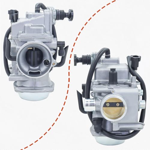 Image of 16100-HM5-671 Carburetor Replaces For Honda 16100-HC4-013 Compatible For Model TRX300 FOURTRAX TRX300FW 1988-2000 with Air Cleaner Oil Filter Repair Kit