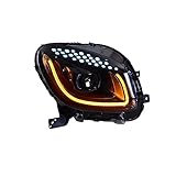 lampadina fendinebbia smart 453 Integro e durevole. Accessorio for auto compatibile for Benz Smart 451 Lampada frontale 2015-2018 Fendinebbia Luce di marcia diurna DRL H7 LED Bi Xenon Smart 453 Fari