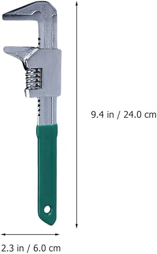 Miniatura 3 de Llave inglesa tipo F ajustable llave inglesa herramienta de ángulo recto llave de apertura ancha alicates tubo alicates 45 # apertura de acero