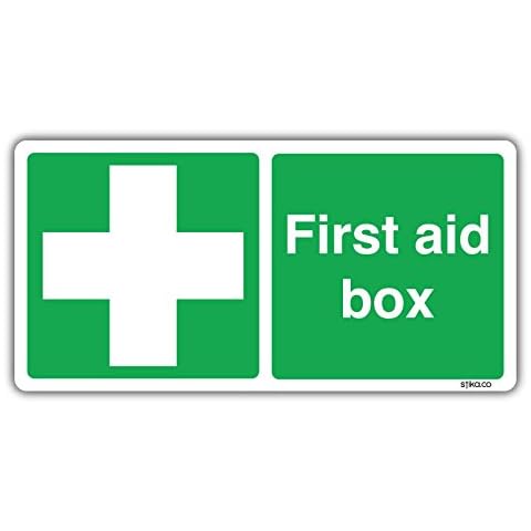 stika.co First Aid Box Sticker - 200x100mm Cover